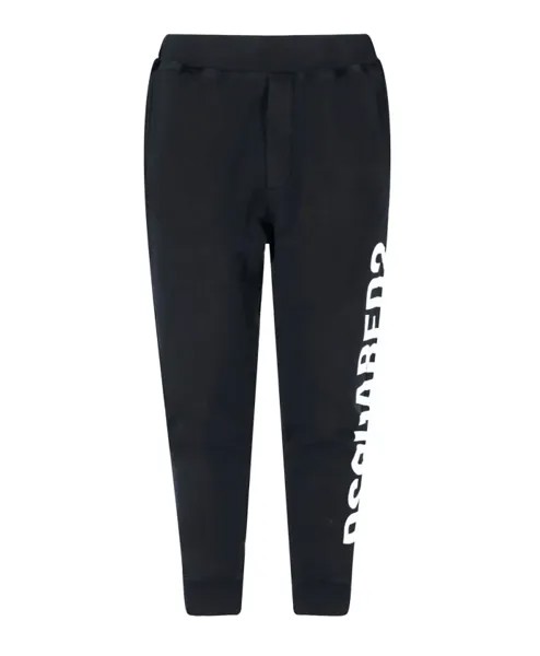 Спортивные брюки с логотипом Dsquared2, черный