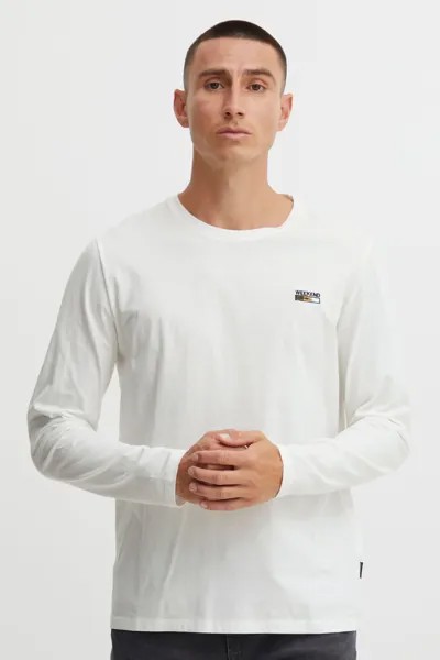 Лонгслив BLEND Langarmshirt Tee 20714563, белый