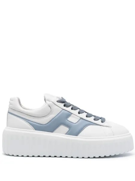 Кроссовки Hogan H-Stripes, белый/голубой