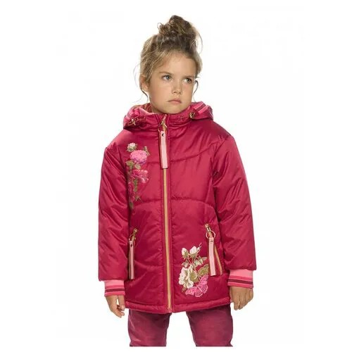 Куртка для девочек Kapika IKGCK03-82 малиновый, размер 104