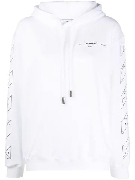 Off-White худи с логотипом