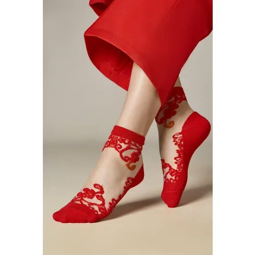 Женские носки Mersada, размер 37/41, красный