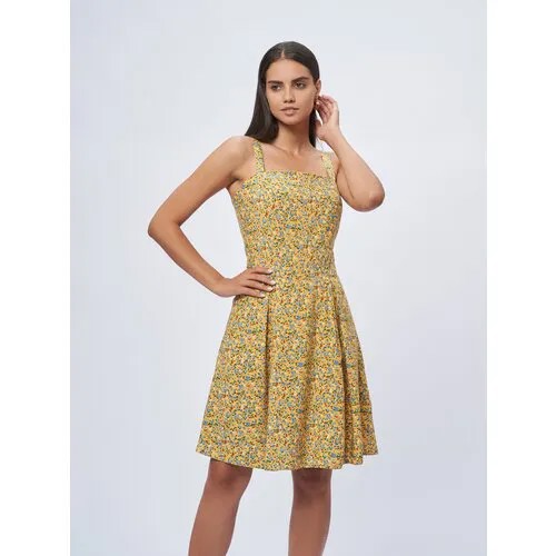Сарафан 1001dress, размер XXL, желтый
