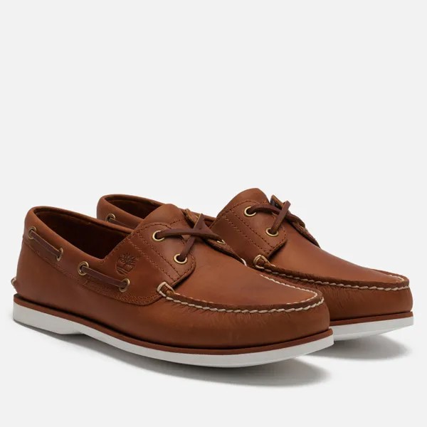 Топсайдеры мужские Timberland 2-Eye Classic Leather коричневые 41.5 EU