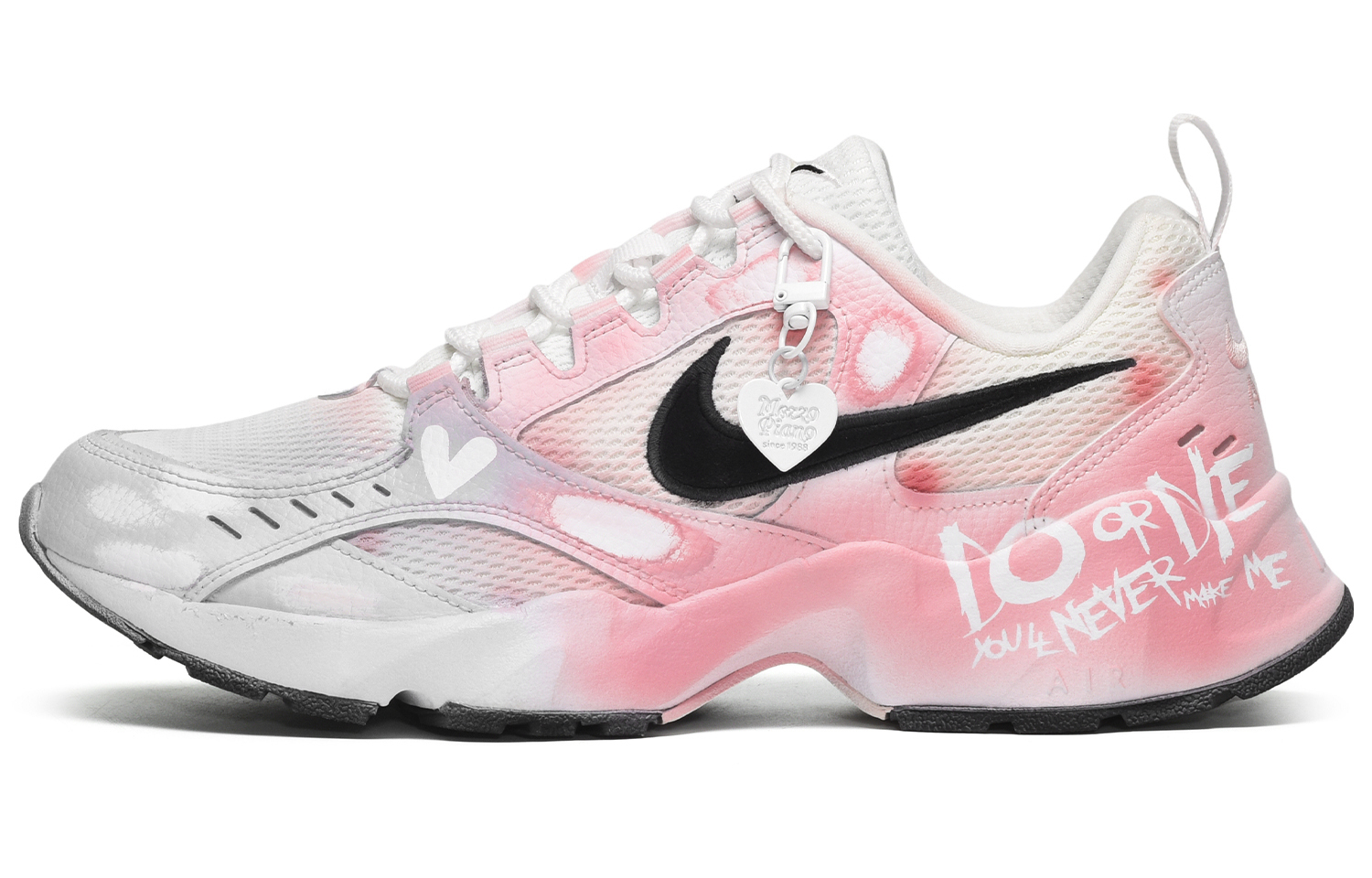 Кроссовки Nike Air Heights Lifestyle Shoes Men Low-top Gray/Pink, серый/розовый
