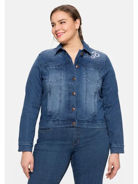 Джинсовая куртка sheego, цвет blue denim
