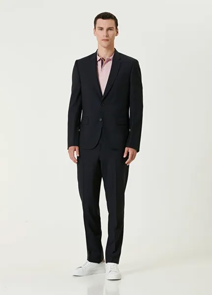 Шерстяной костюм Paul Smith, синий