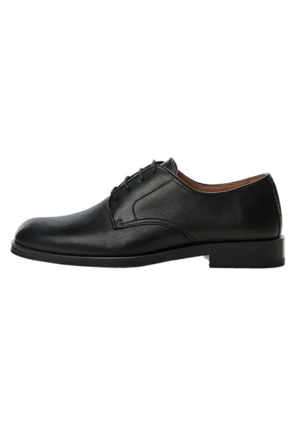 Элегантные туфли на шнуровке MADRID Mango, черный
