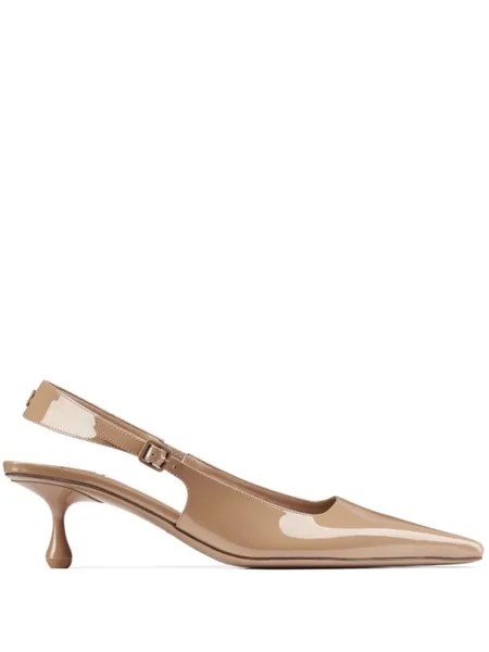 Jimmy Choo туфли Amel 50, нейтральный цвет