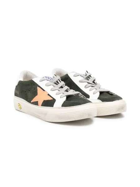 Golden Goose Kids кеды Superstar в стиле колор-блок