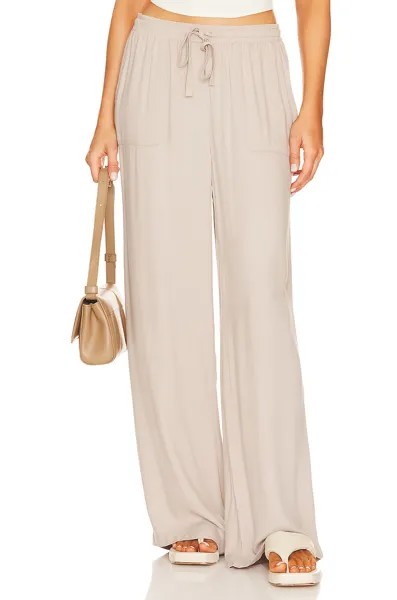 Брюки Bobi High Waist, загар