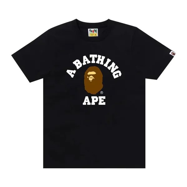 Футболка BAPE College Tee, черный