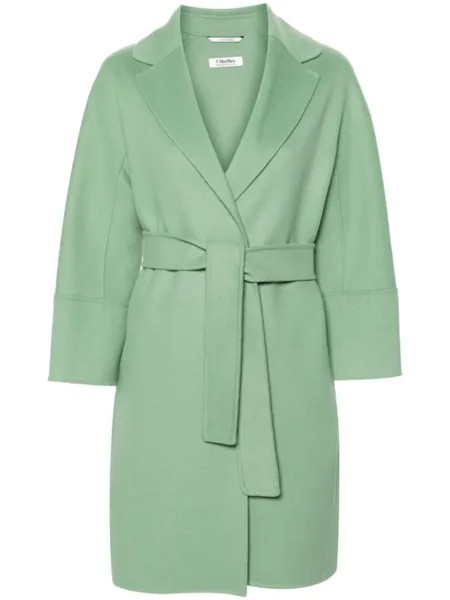 Пальто Arona с поясом 'S Max Mara, зеленый