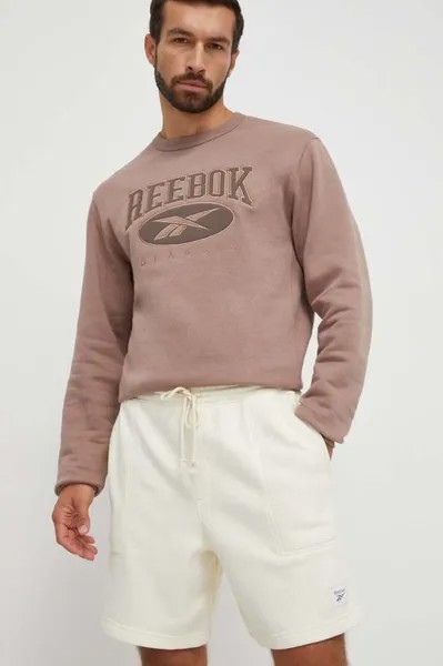 Классические шорты Reebok Reebok, бежевый