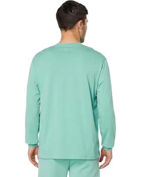 Футболка Lacoste Long Sleeve Loose Fit Graphic T-Shirt, цвет Florida