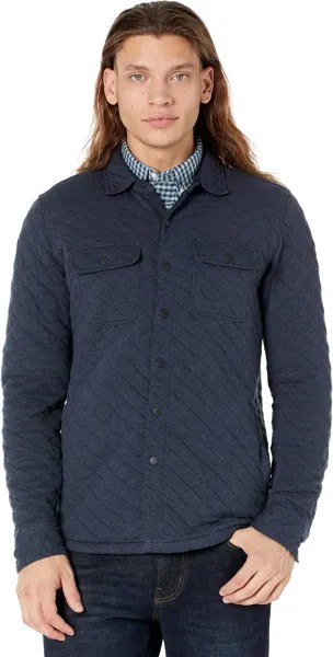 Куртка Epic Quilted Fleece CPO Faherty, цвет Navy Melange 2