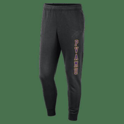Джоггеры Nike College Club Fleece (Prairie View A&M), черный