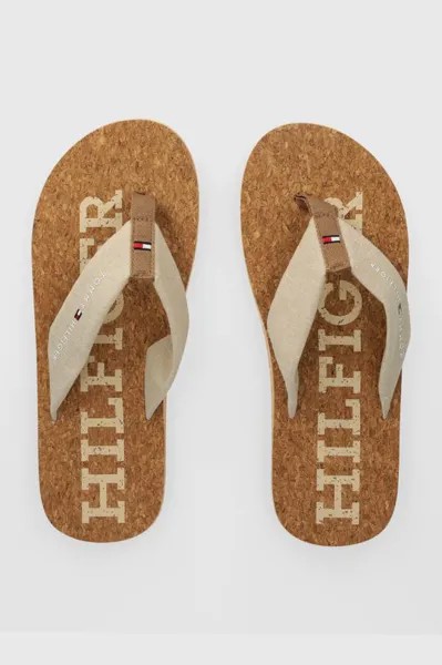 Шлепанцы CORK BEACH SANDAL Tommy Hilfiger, бежевый
