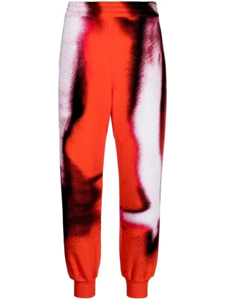 Спортивные брюки Mushroom Spore Alexander McQueen, красный