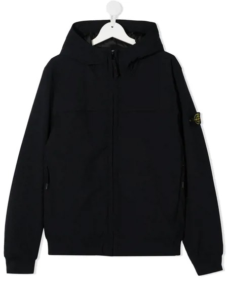 Stone Island Junior куртка на молнии с капюшоном