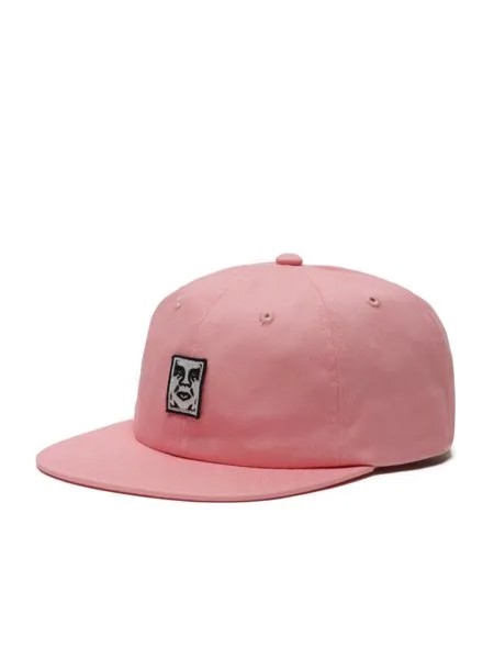 Кепка OBEY Icon Patch Panel Strapback Pink 2022