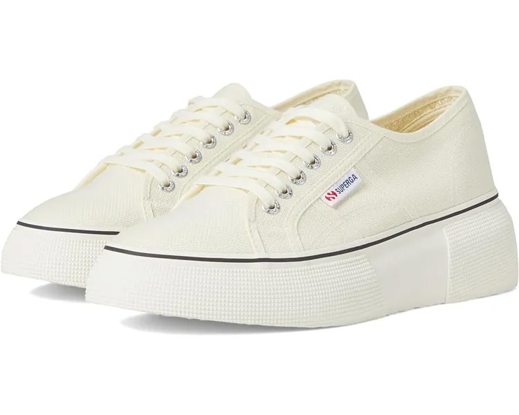 Кроссовки Superga 2287 Bubble Line, цвет Beige Natural/Full Avorio