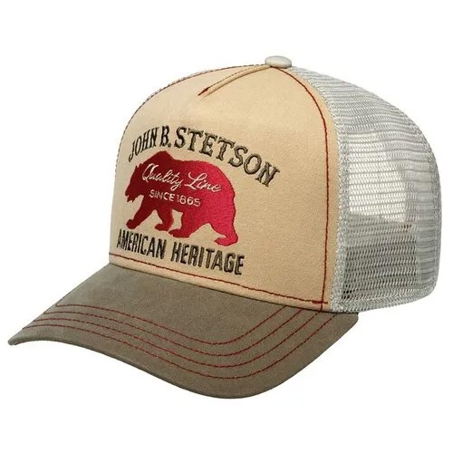 Бейсболка STETSON, размер OneSize, бежевый