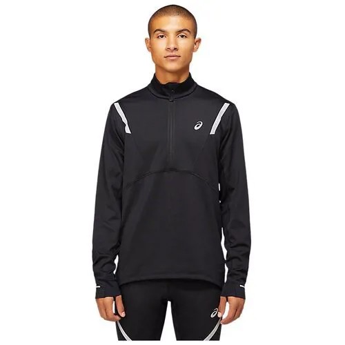 Лонгслив мужской ASICS LITE-SHOW WINTER 1/2 ZIP TOP PERFORMANCE BLACK