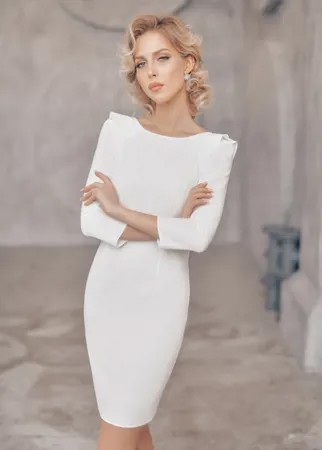 Платье-футляр для невесты 320-3