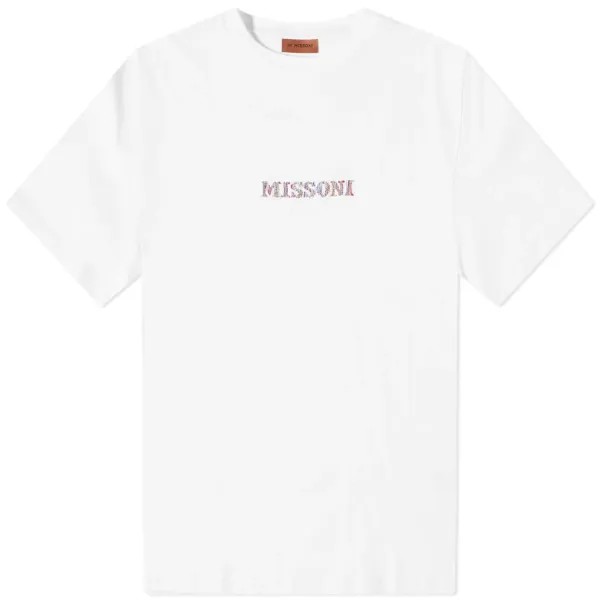 Футболка Missoni Embroidered Centre Logo Tee