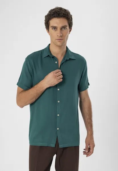 Рубашка Kent Collar Casual Antioch, зеленая