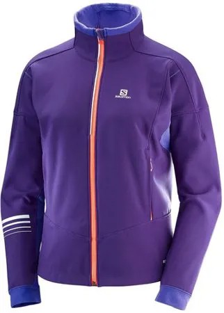 Олимпийка Salomon Lightning Warm Shell, силуэт прямой, размер XS, розовый