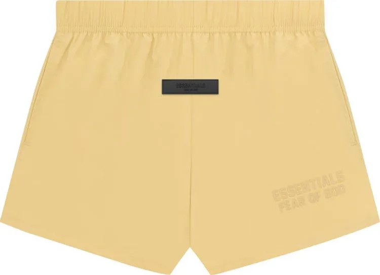 Шорты Fear of God Essentials Nylon Short Light Tuscan, желтый