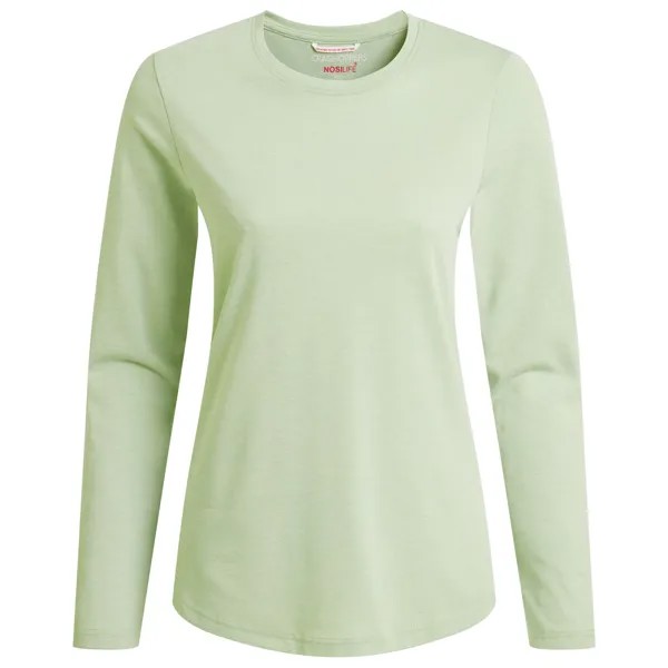 Лонгслив Craghoppers Women's Nosilife Akona, цвет Bud Green Marl
