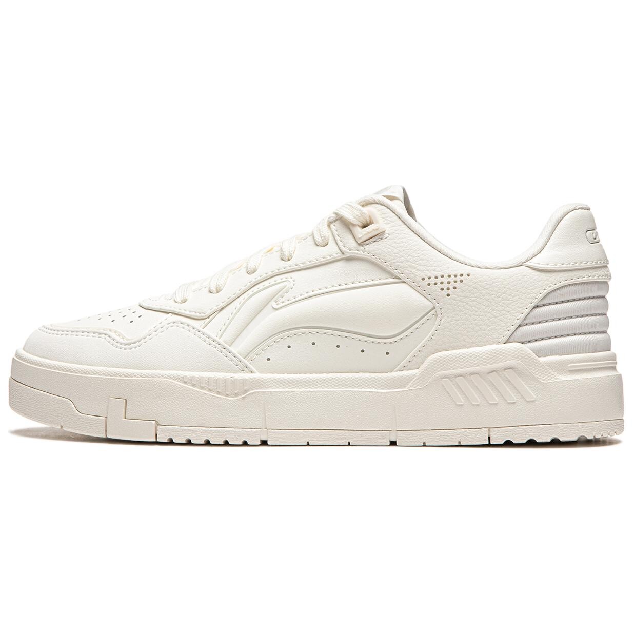 Кроссовки LINING Common 80s Skateboarding Shoes Women's Low-top White, белый