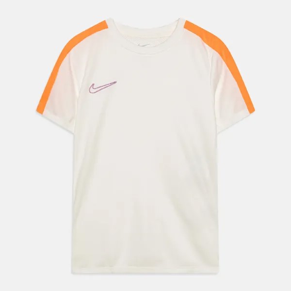 Спортивная футболка Nike Performance Academy 23 Branded Unisex, белый/оранжевый