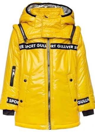 Куртка Gulliver 219FBC4104 размер 98, желтый