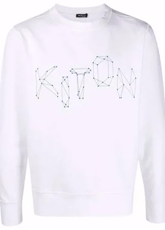 Kiton топ с длинными рукавами и логотипом