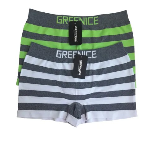 Трусы GREENICE, 2 шт., размер M/L, зеленый, белый