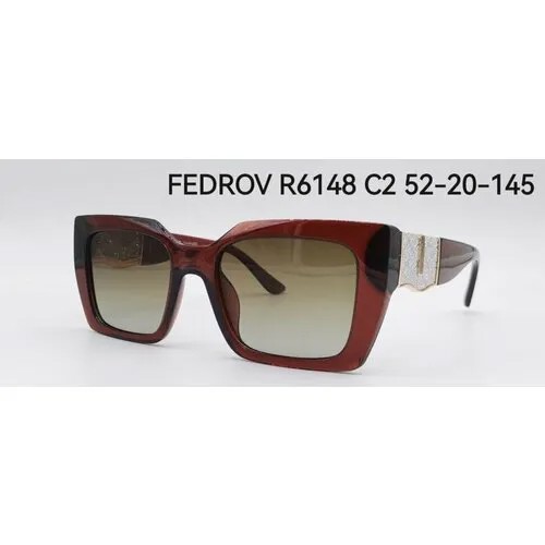 Солнцезащитные очки Fedrov, красный
