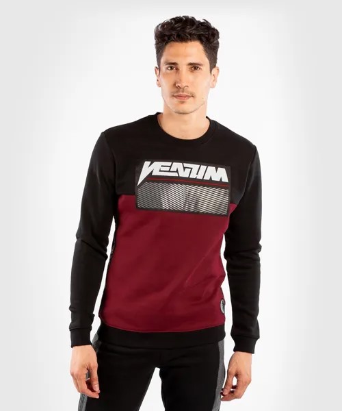 Свитшот унисекс Venum Rafter Burgundy черный XXL