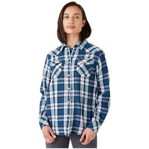 Рубашка Wrangler BOYFRIEND WESTERN SH Женщины W5Q1NUXCE M