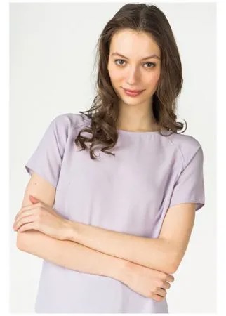 Легкая блузка с коротким рукавом АДЛ 11524788011 Розовый 44