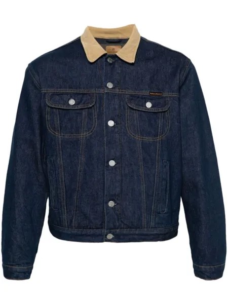 Nudie Jeans джинсовая куртка Johnny Thunder, синий