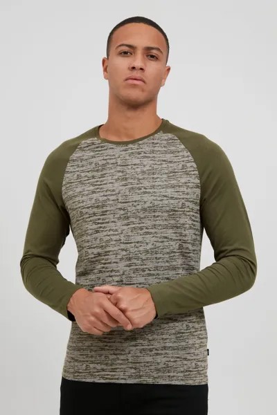 Лонгслив !SOLID Langarmshirt, зеленый