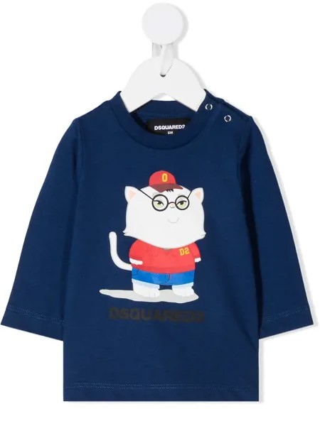 Dsquared2 Kids футболка с принтом