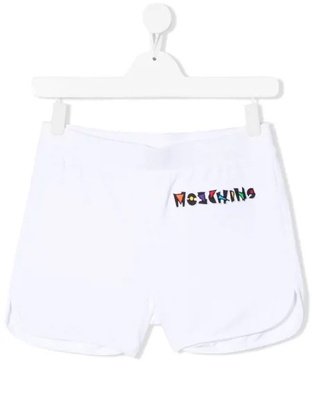 Moschino Kids спортивные шорты с логотипом