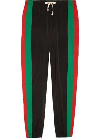 Gucci джоггеры в полоску Web