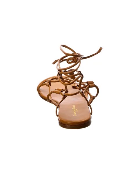 Кожаные сандалии Gianvito Rossi Giza, коричневый