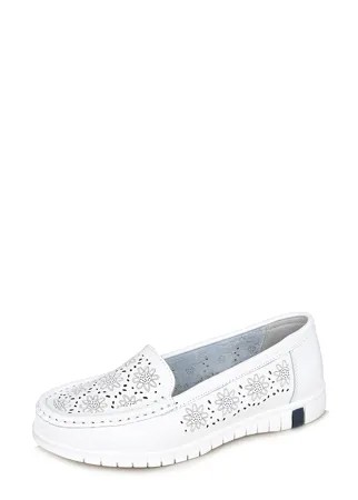 Мокасины женские Alessio Nesca ADL21SS-096 белые 37 RU